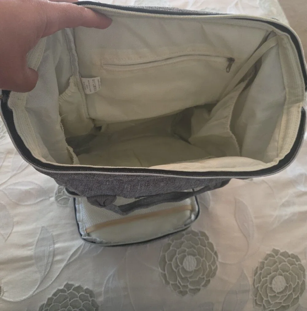 Gray Baby Backpack - Casual Travel & Everyday Bag